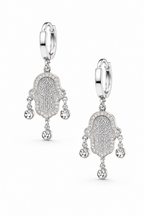 Stainless Steel White Earring