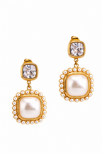 Stainless Steel White Earring