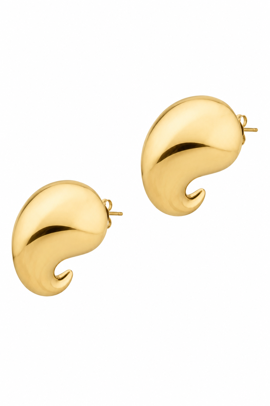 Stainless Steel Gold Earring