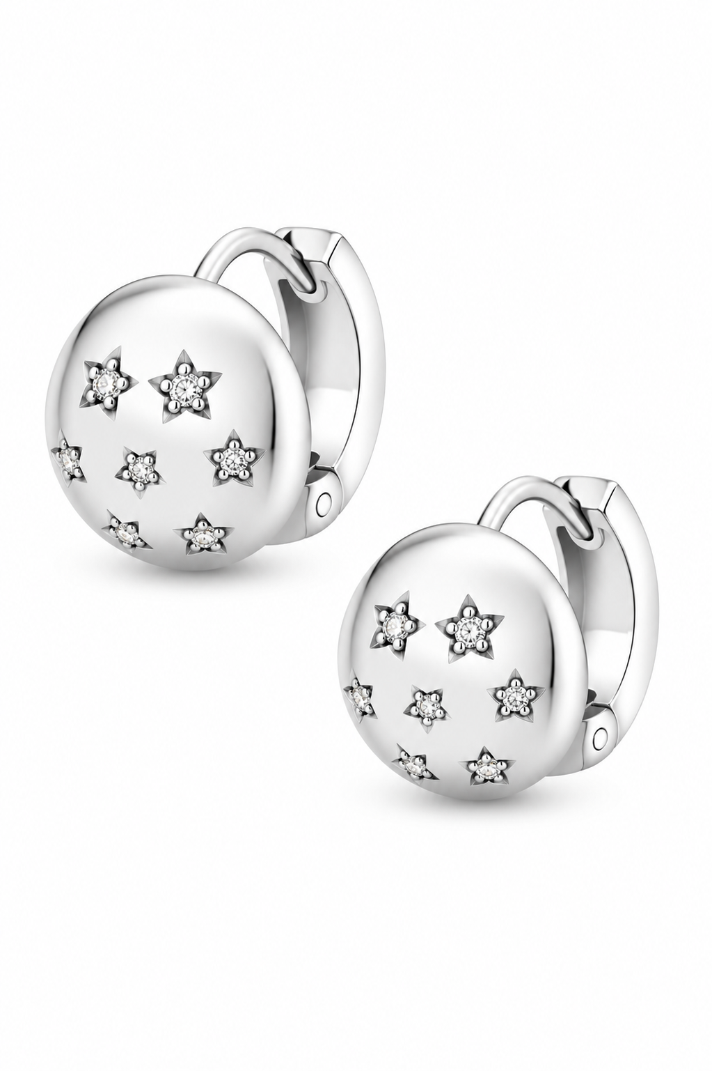 Stainless Steel White Earring