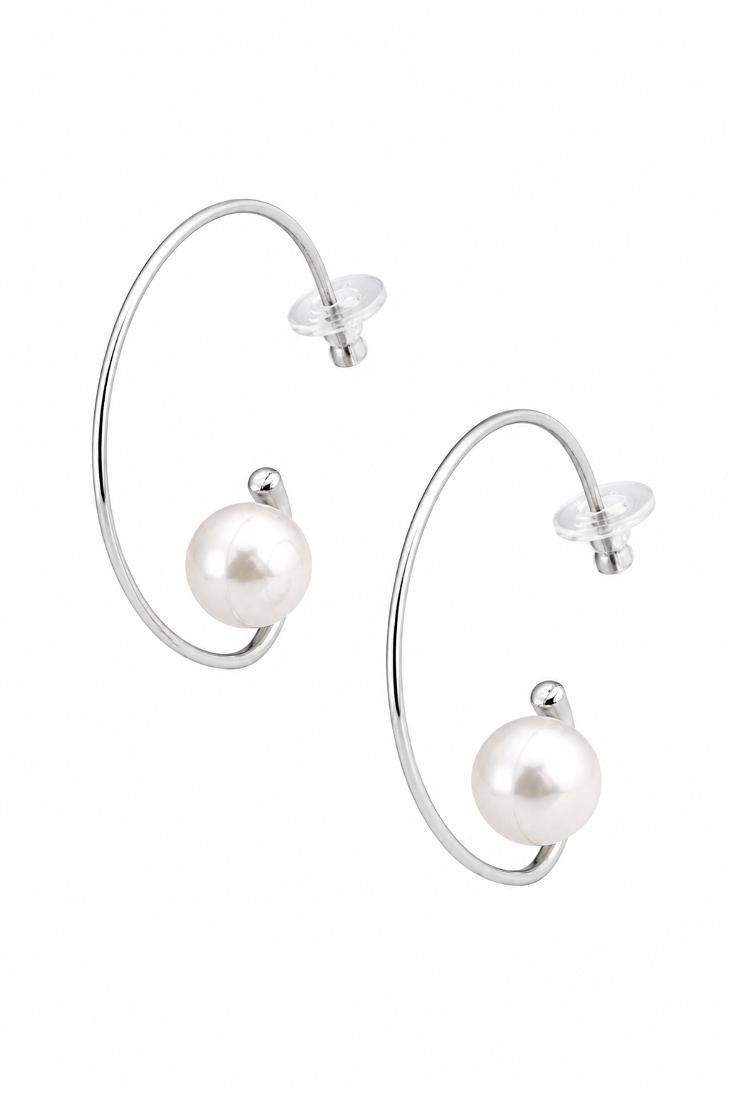 Stainless Steel White Earring