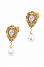 Stainless Steel White Earring