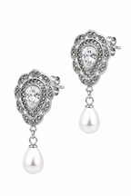 Stainless Steel White Earring