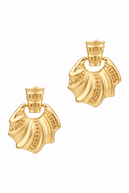 Stainless Steel Gold Earring