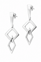 Stainless Steel Silver Earring