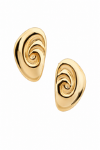 Stainless Steel Gold Earring
