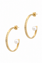 Stainless Steel White Earring