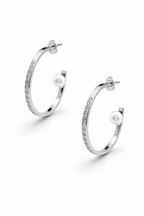 Stainless Steel White Earring