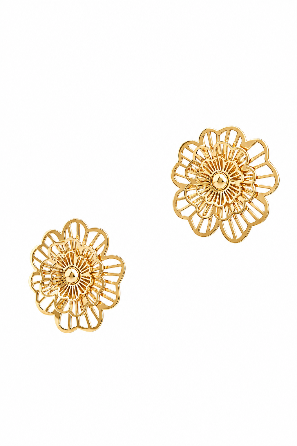 Stainless Steel Gold Earring
