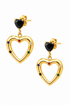 Stainless Steel Mix Colour Earring