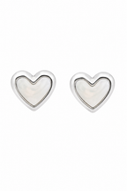 Stainless Steel White Earring