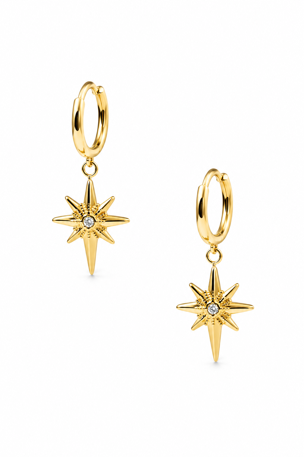 Stainless Steel White Earring