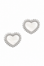 Stainless Steel White Earring