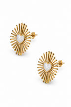 Stainless Steel White Earring