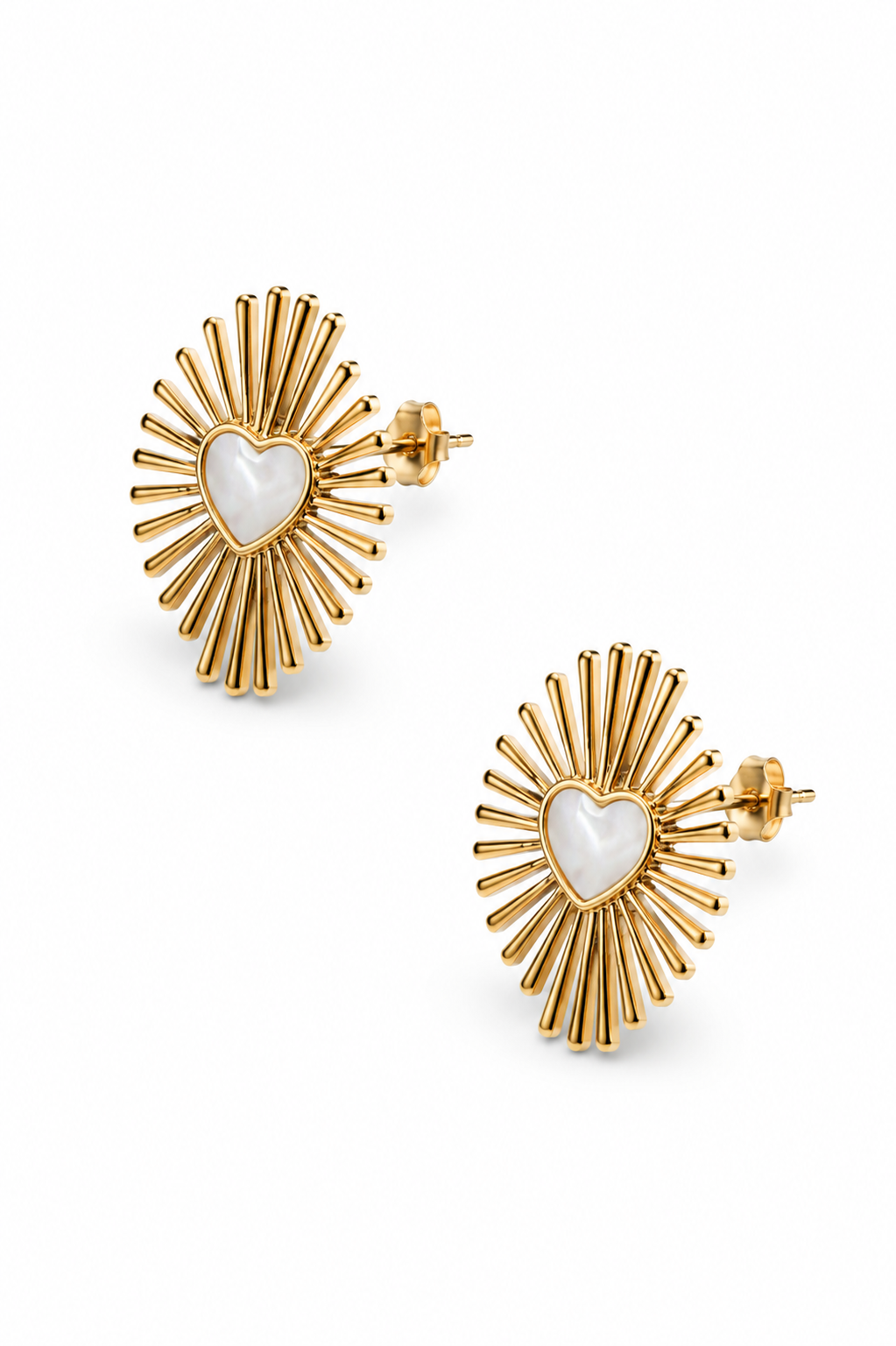 Stainless Steel White Earring