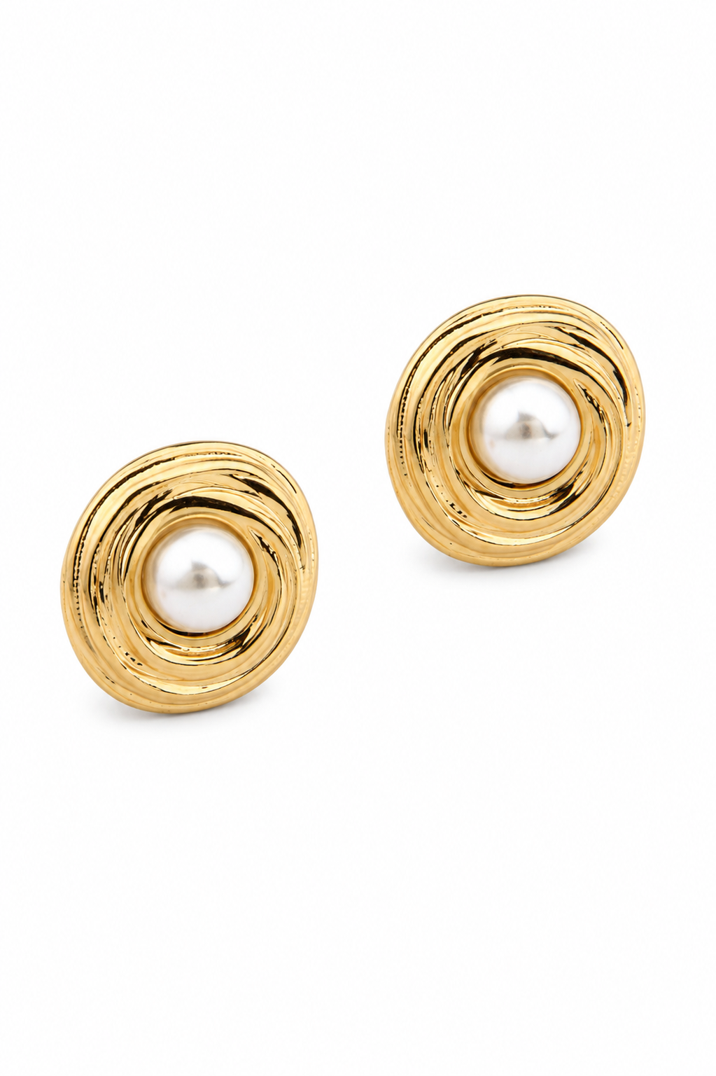 Stainless Steel White Earring