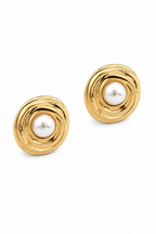 Stainless Steel White Earring