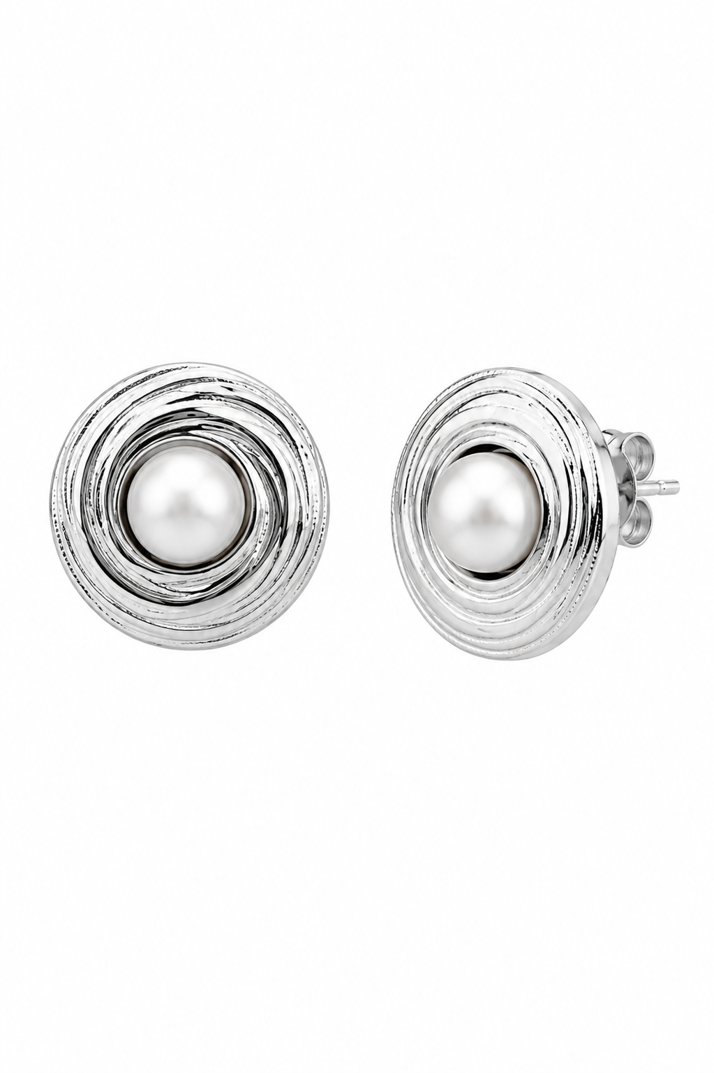 Stainless Steel White Earring