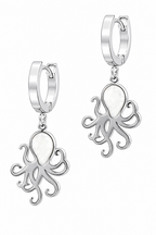Stainless Steel White Earring