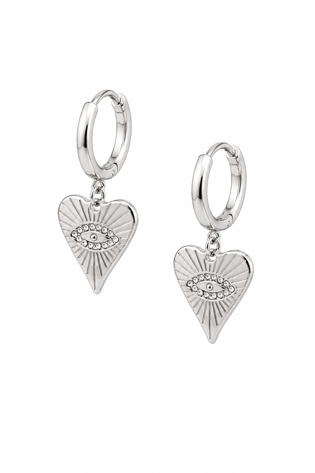 Stainless Steel White Earring