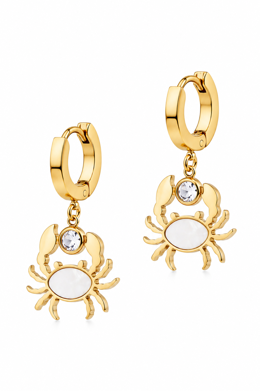 Stainless Steel White Earring Main image