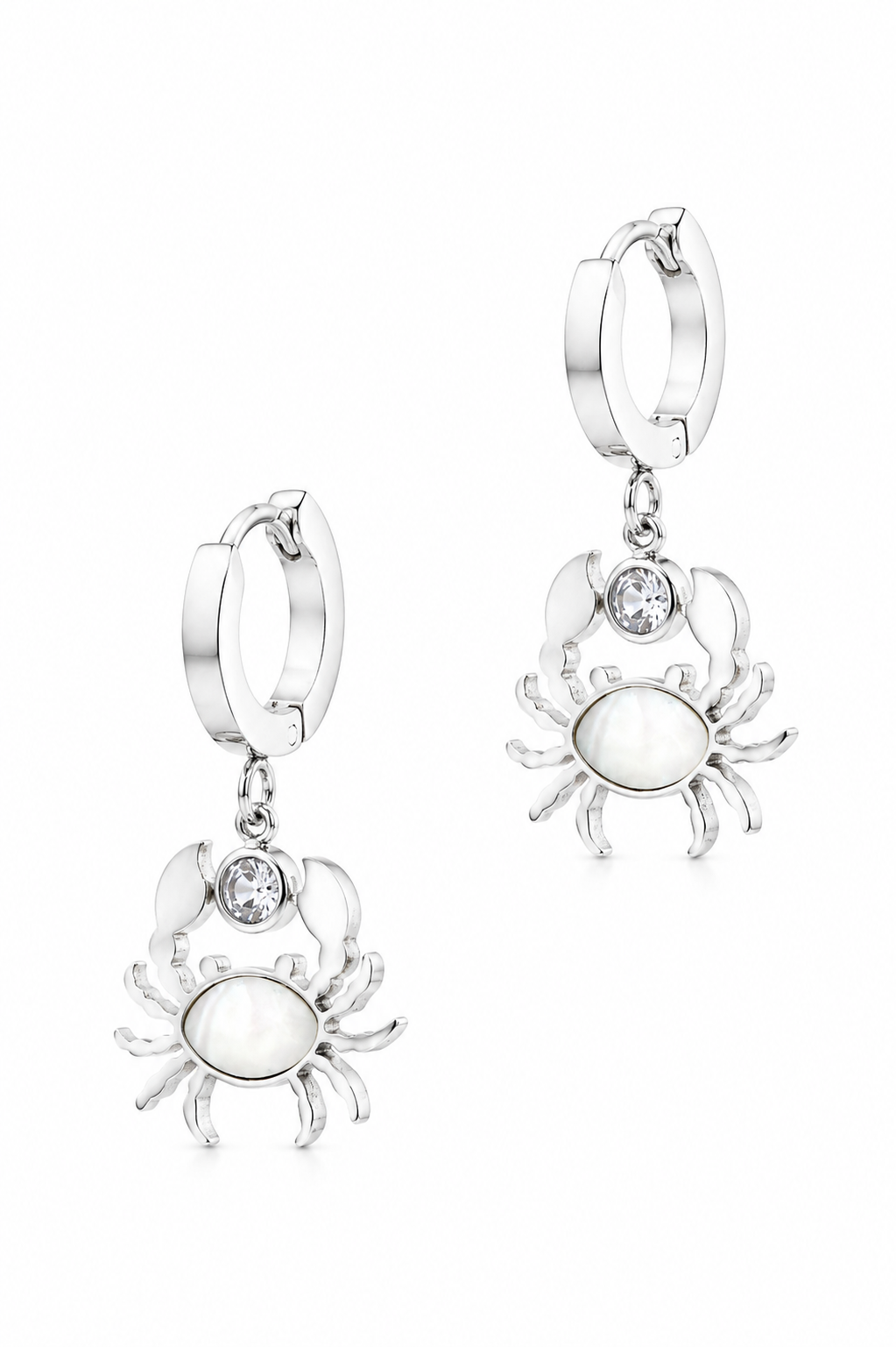 Stainless Steel White Earring Main image