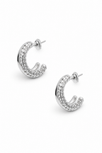 Stainless Steel White Earring