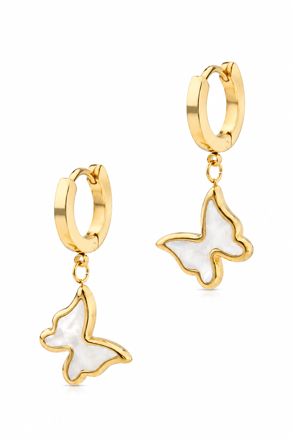 Stainless Steel White Earring Main image