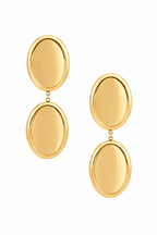 Stainless Steel Gold Earring