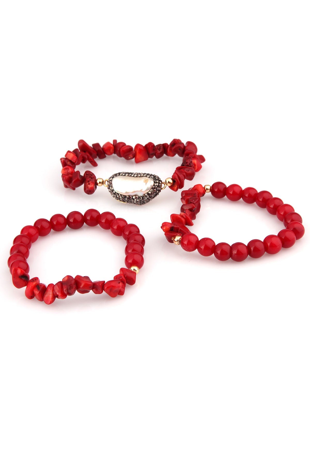 Coral & Pearl Bracelet Main image