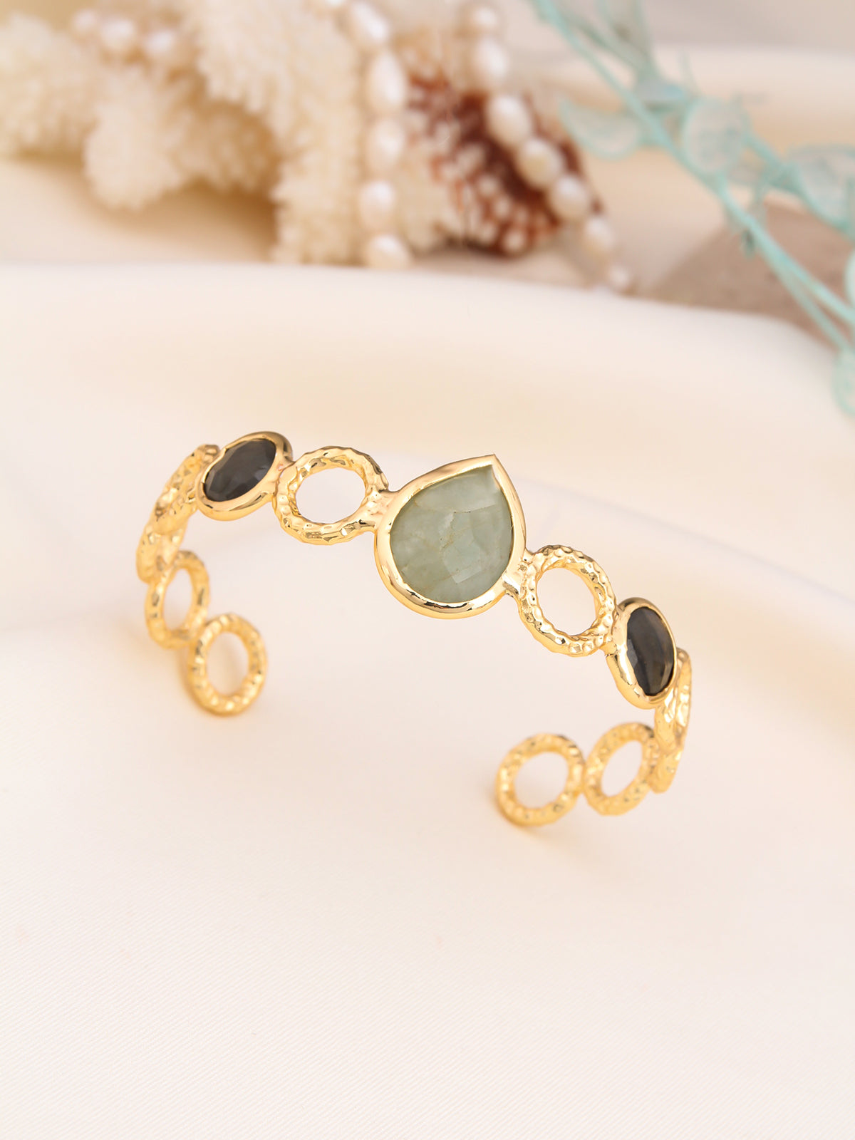Prehnite & Labradorite Bracelet