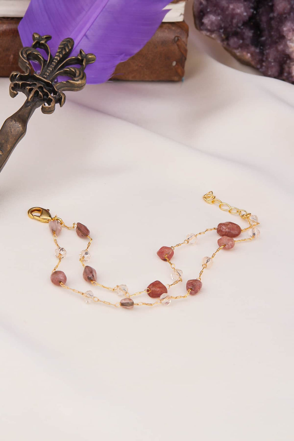 Stawberry Quartz Bracelet