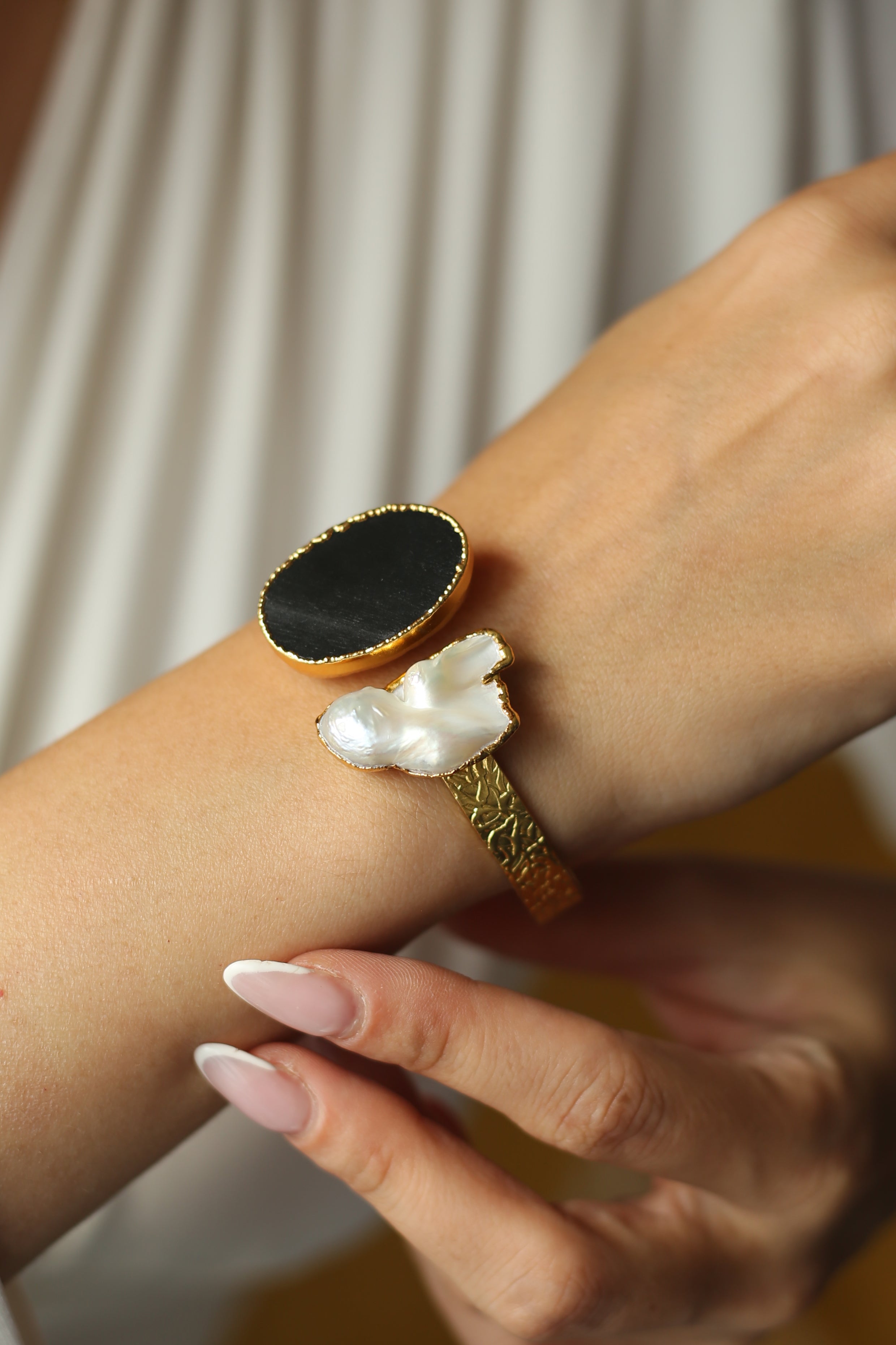 Onix & Pearl Bracelet Image secondaire du produit