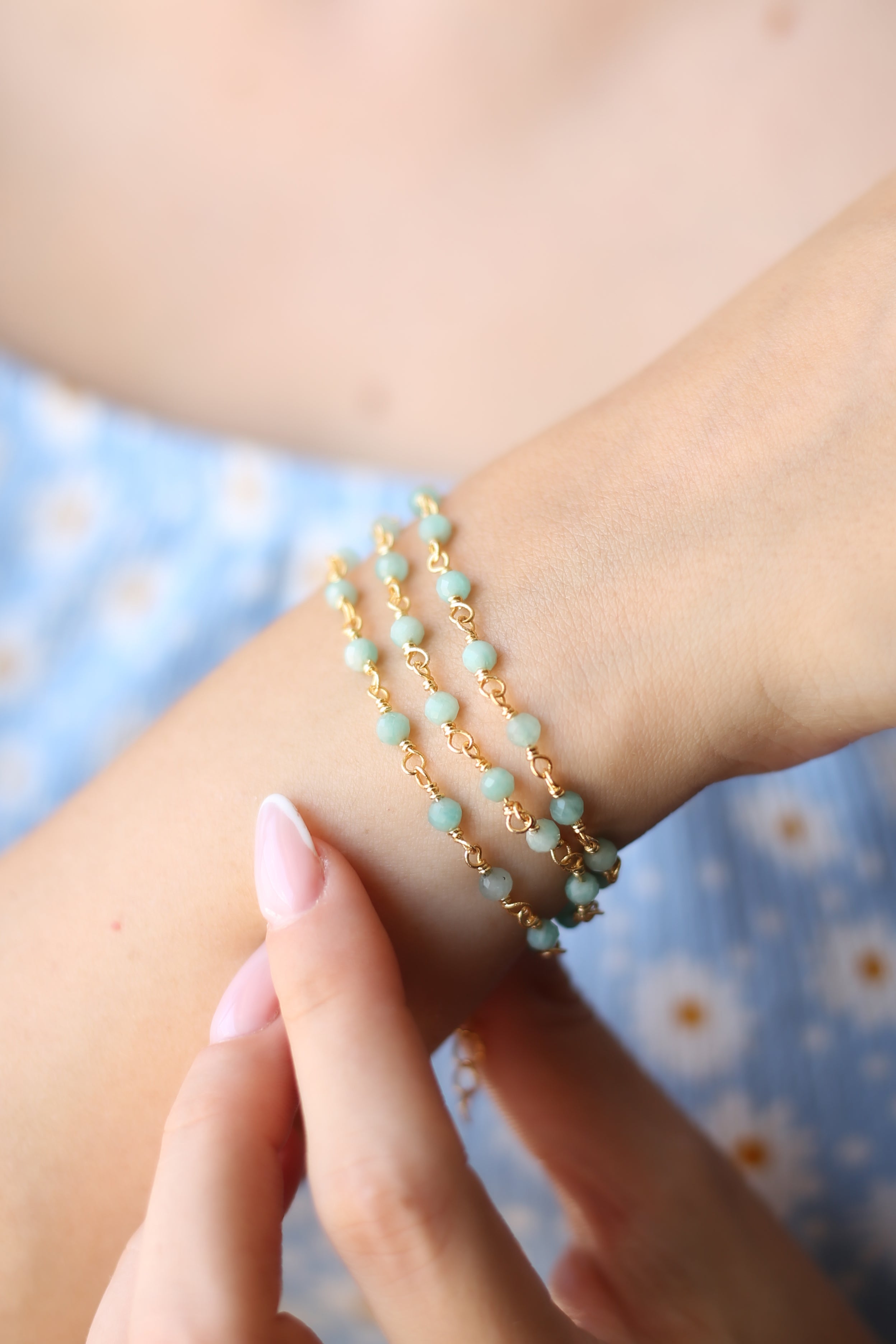 Aquamarine Bracelet Secondary image