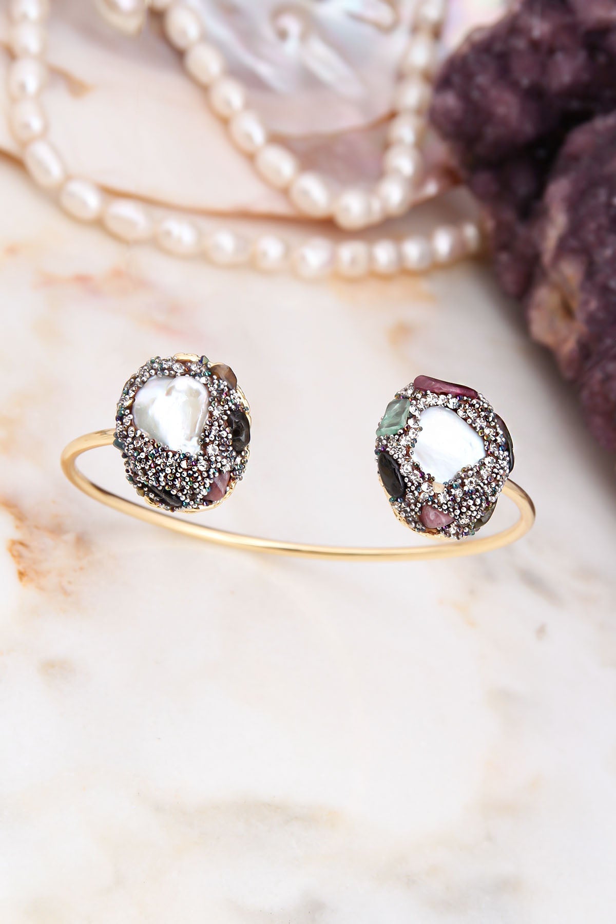 Pearl & Tourmaline Bracelet Main image