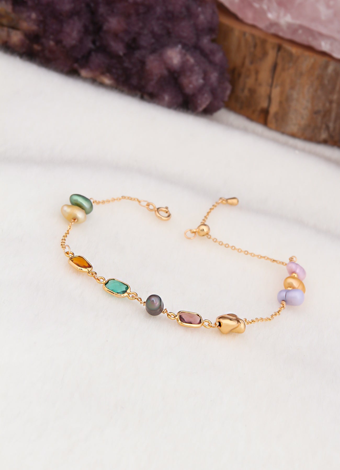 Zircon & Pearl Bracelet Image principale du produit