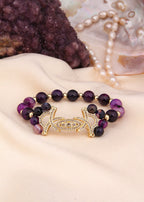 Ameyhtst & Zircon Bracelet