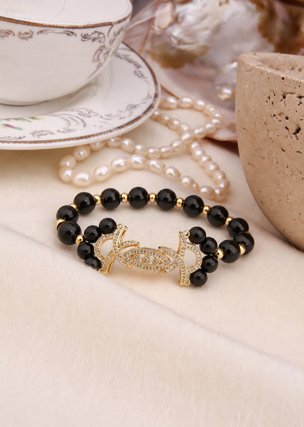 Onix & Zircon Bracelet