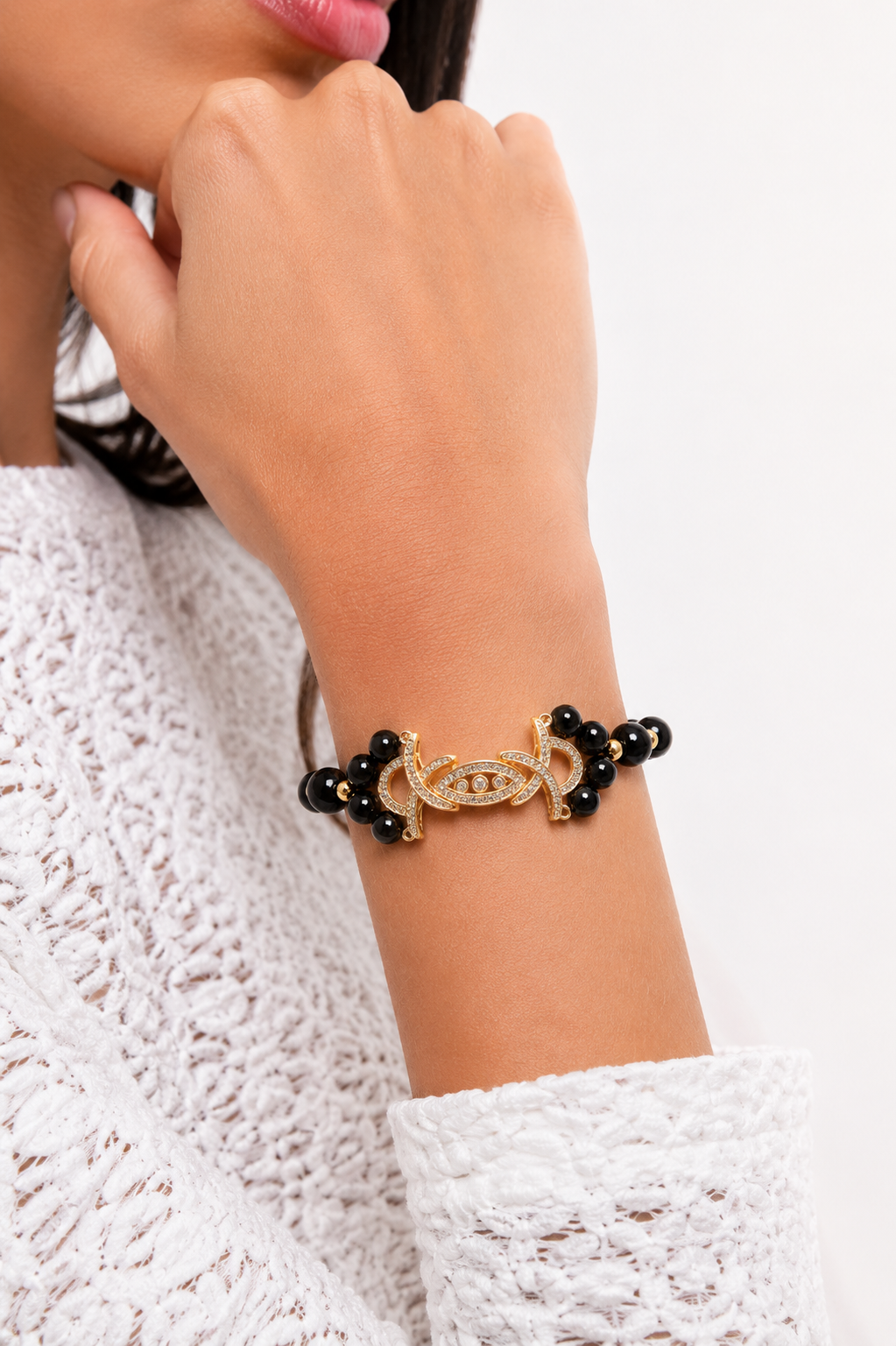 Onix & Zircon Bracelet Image secondaire du produit