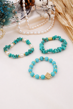 Turquoise & Pearl Bracelet