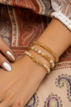 Citrine & Nacre Bracelet