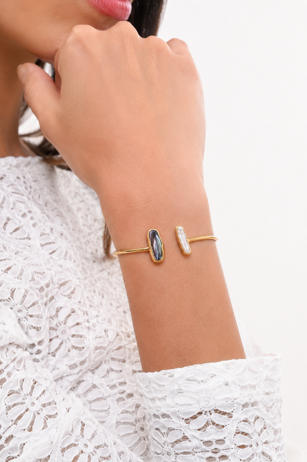 Ocean Nacre & Pearl Bracelet Image principale du produit