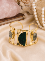 Agate & Prihnite Bracelet