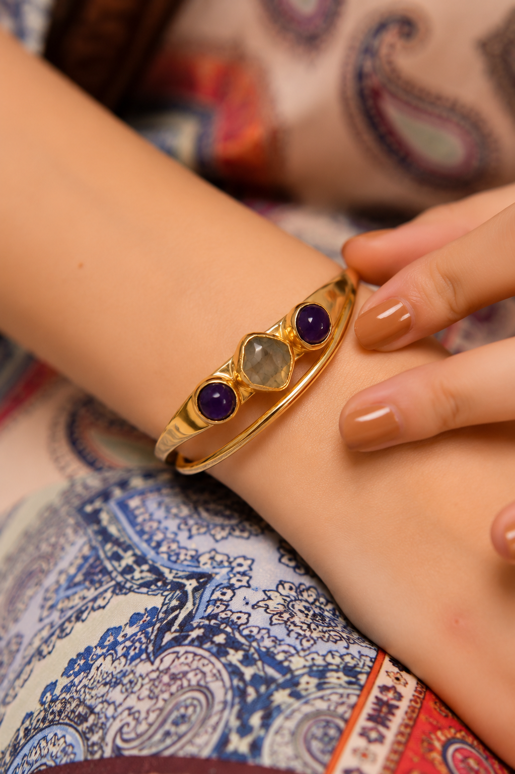 Amethyst & Prihnite Image principale du produit