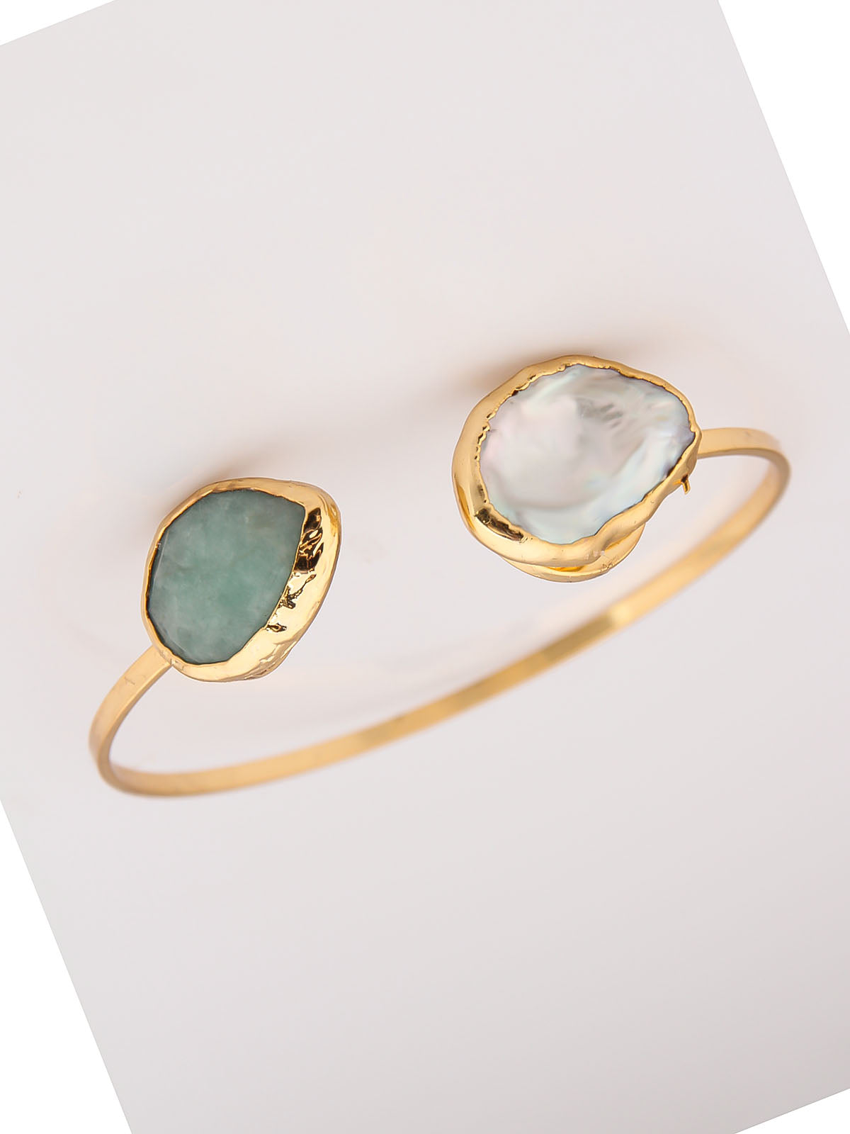Pearl & Amazonite Bracelet
