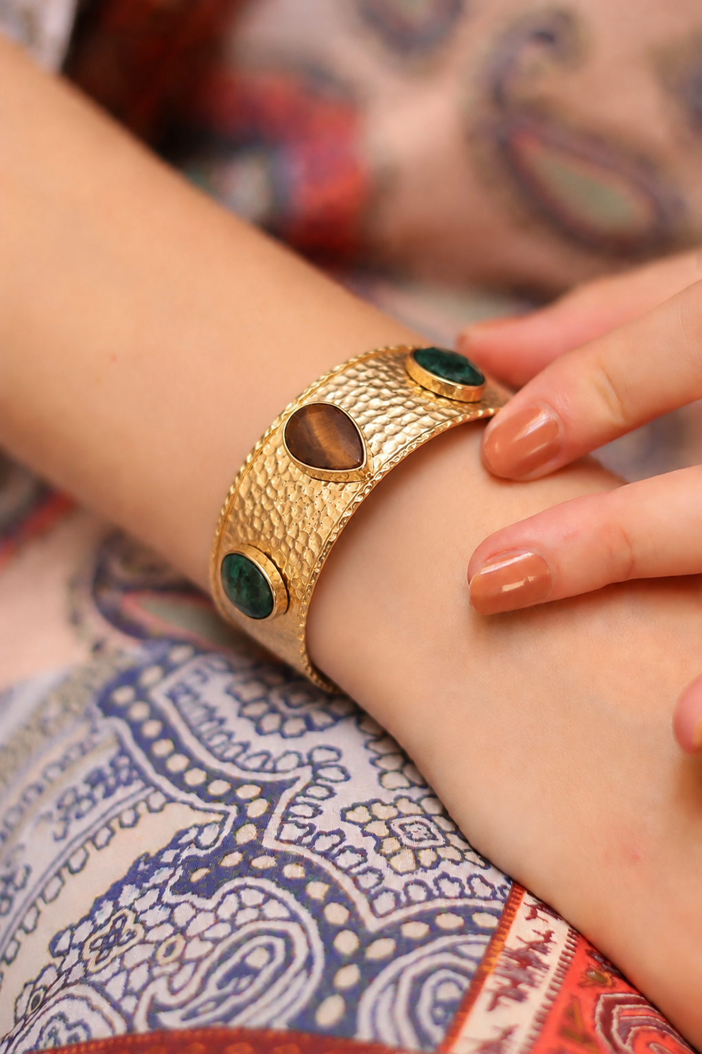 Agate & Tiger Eyes Bracelet