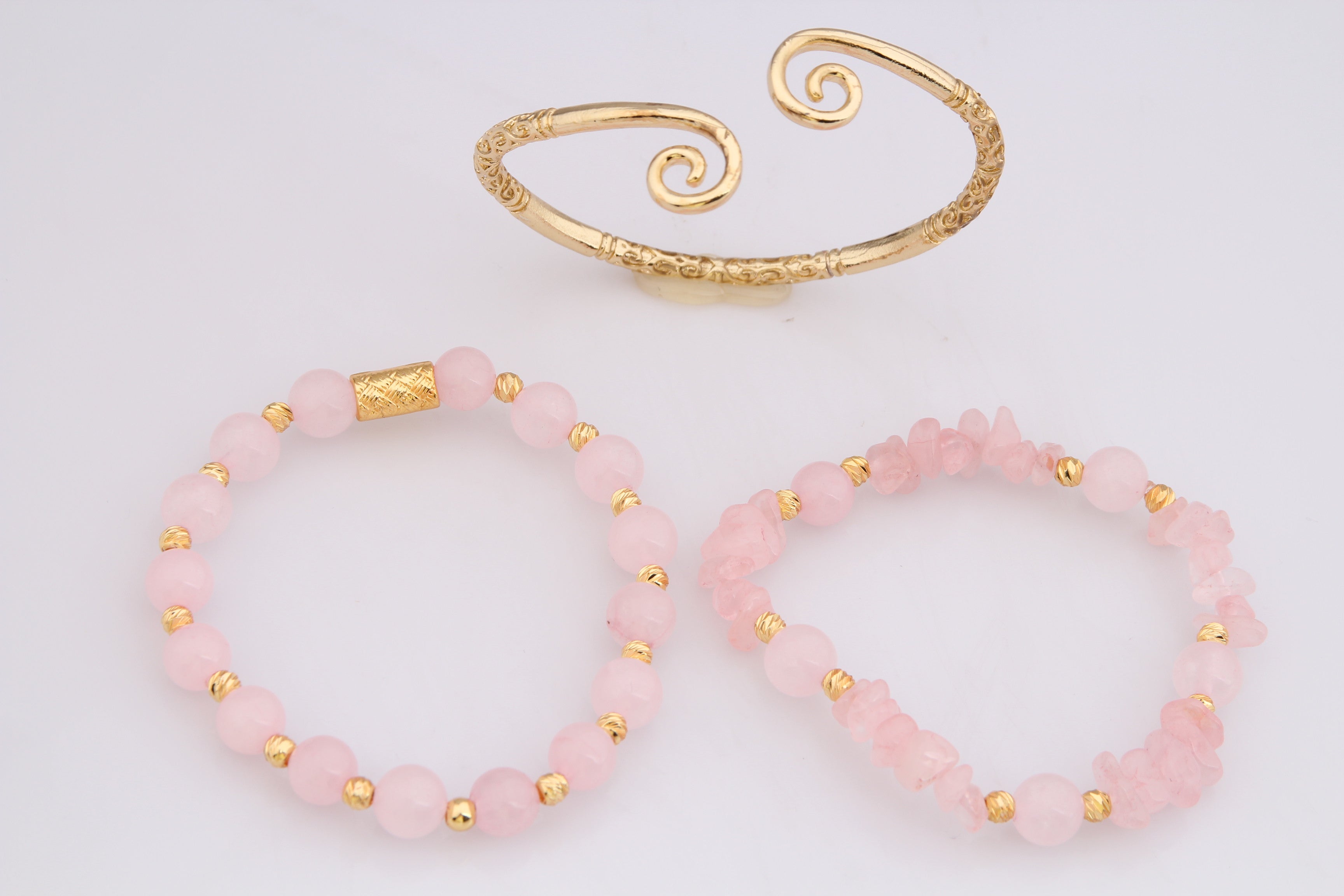 Pink Quartz Bracelet