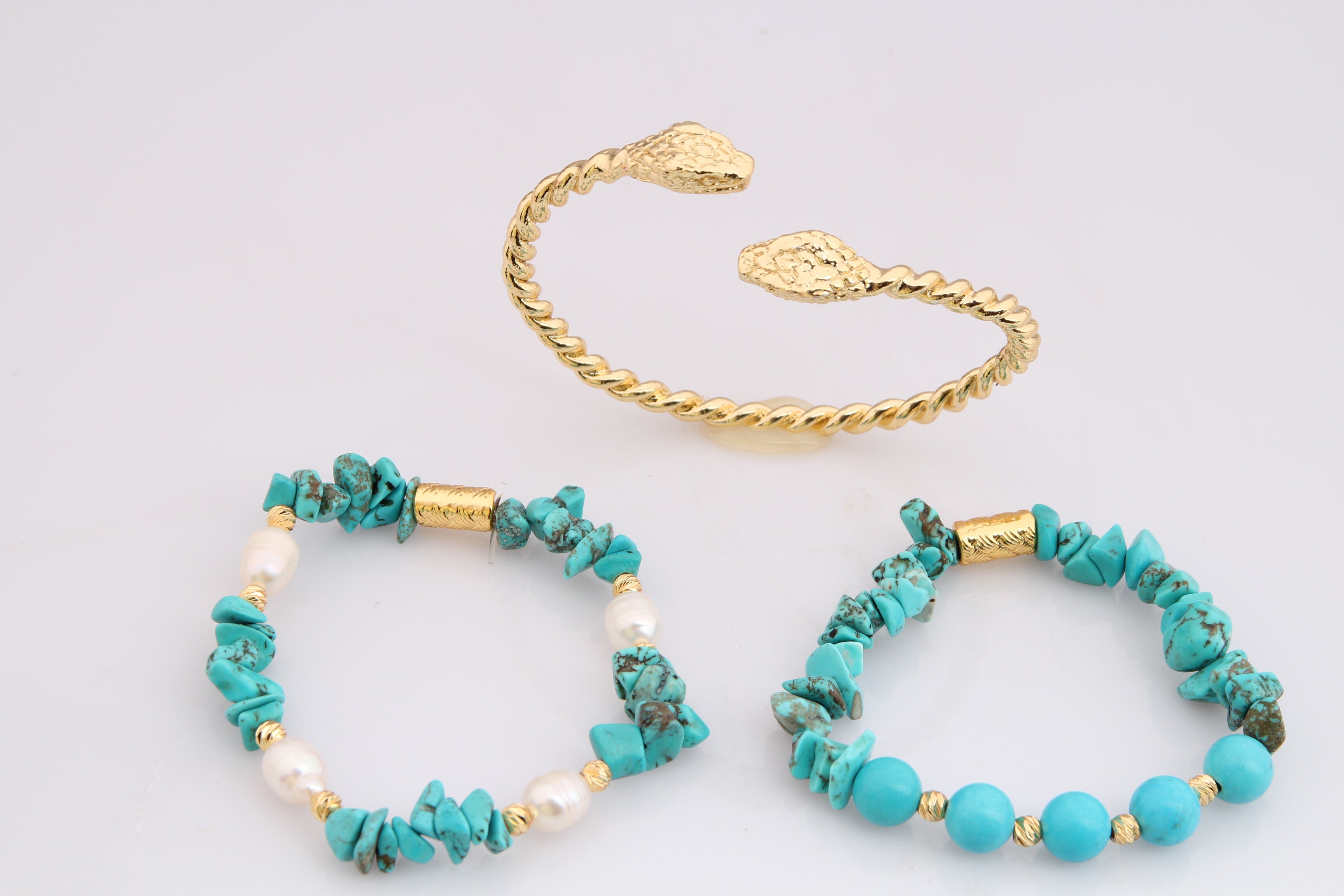 Turquoise & Pearl Bracelet