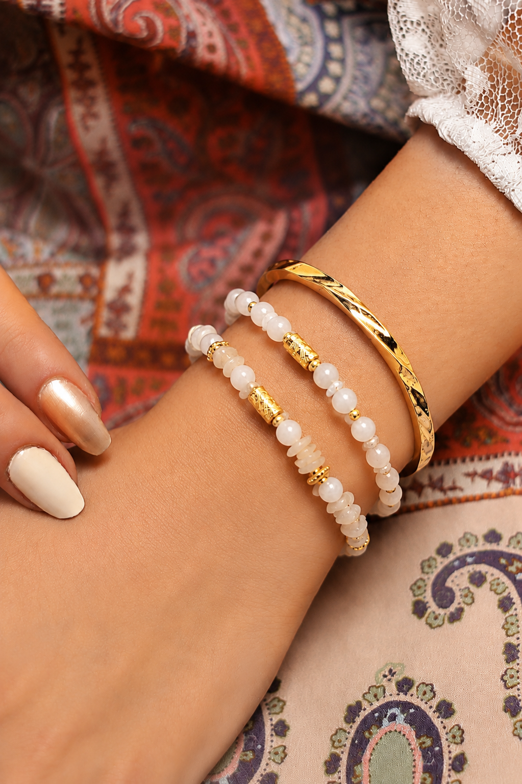 MoonStone Bracelet Main image