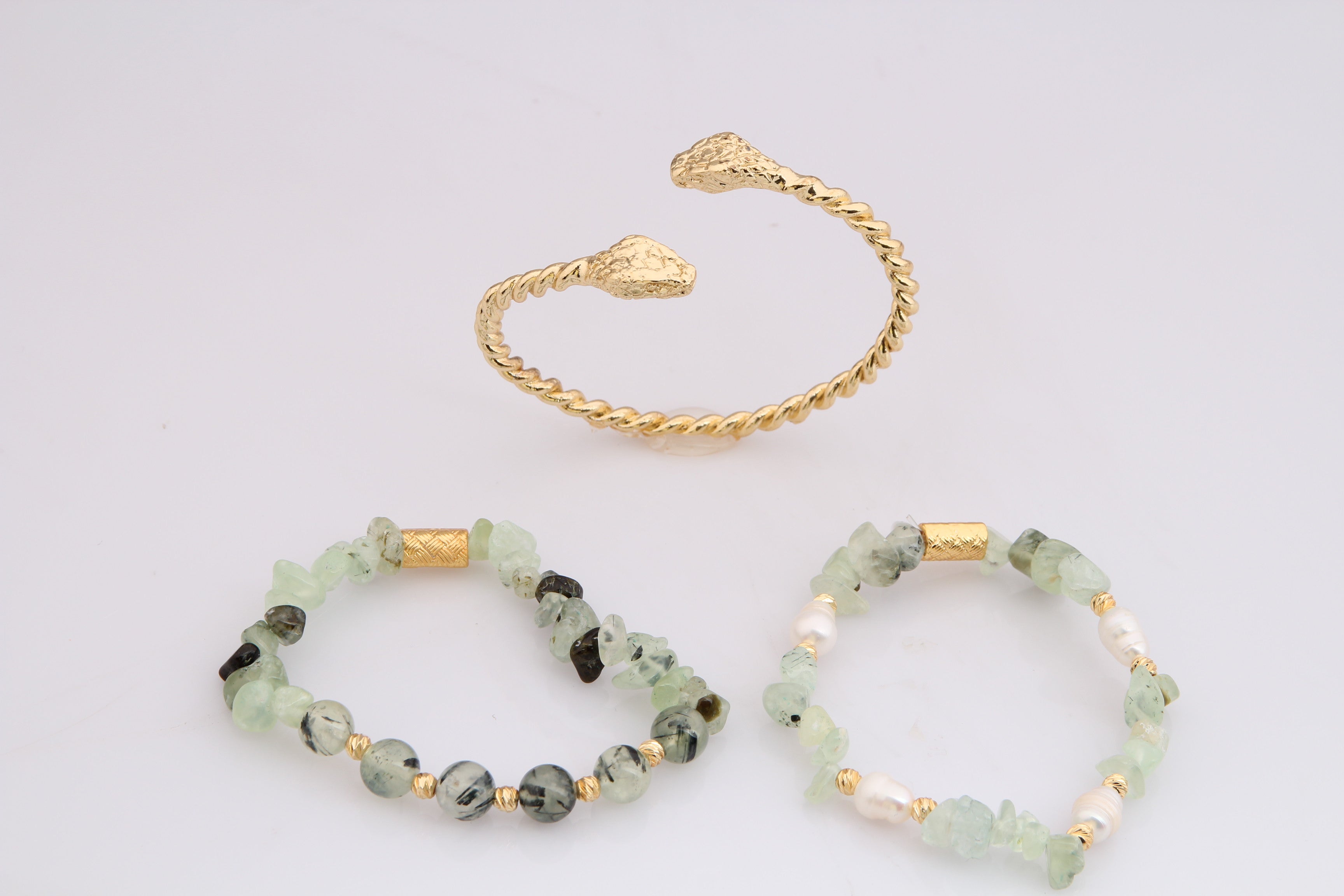 Prihnite & Pearl Bracelet Main image
